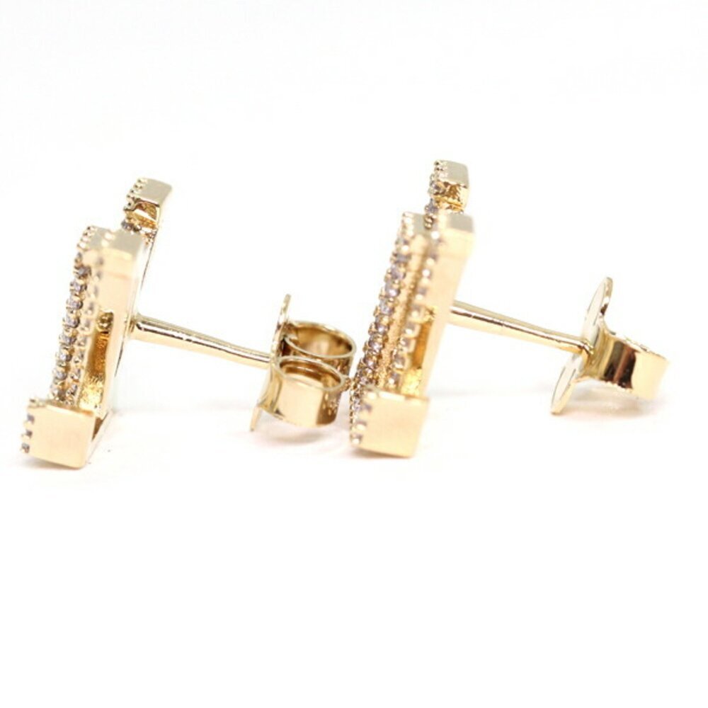 LOUIS VUITTON Gold Earrings - Picture 3 of 8